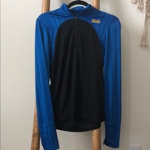 Women’s UCLA dri-fit material quarter zip